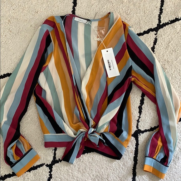 Lush Tops - Lush wrap tie blouse - size small